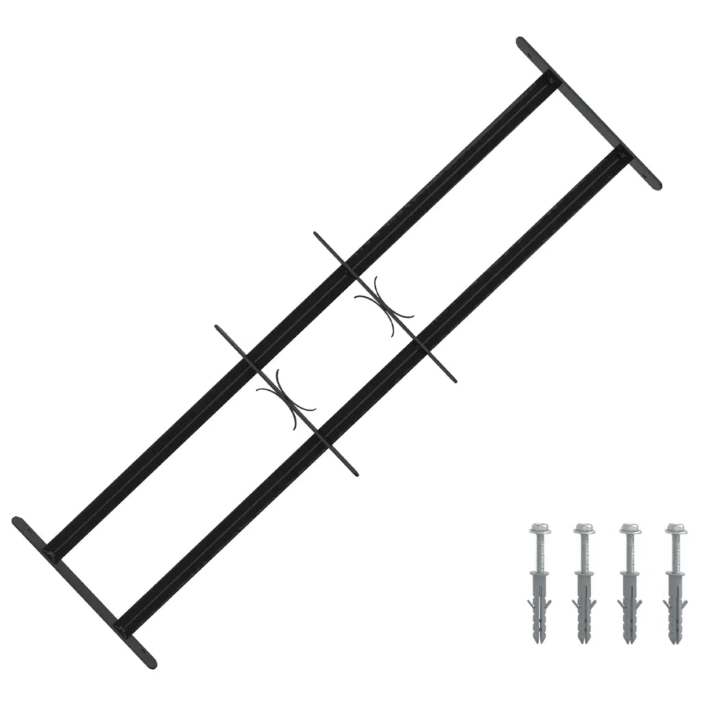 Griglia di Sicurezza per Finestre con 2 Traverse 3 pcs
