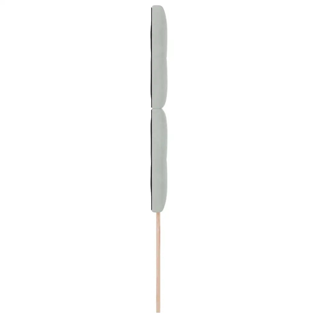 Testiera | Testata Grigio chiaro 80 cm Velluto