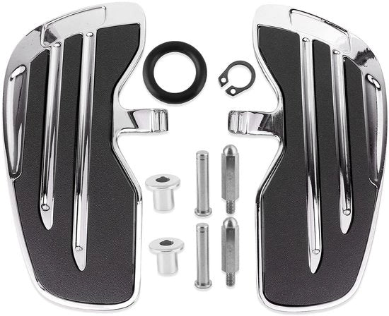 Sostegno per Piede in Alluminio - Sostegni per Motocicletta - Pedane di Supporto per Motociclisti - Sostenibile - Antiscivolo - Adatto per Indian Scout/Sixty/Bobber 2015-2021 - Pedana di Supporto