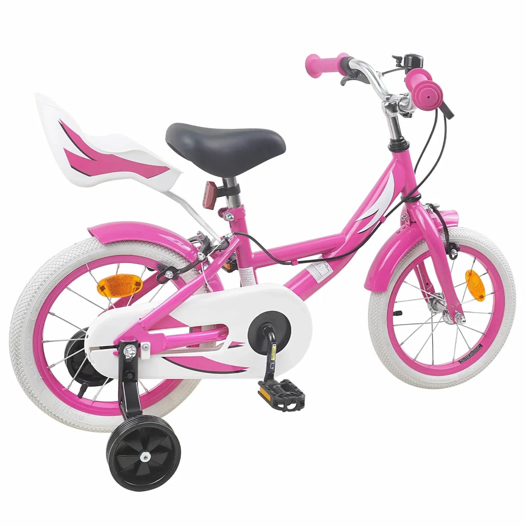 Bicicletta per Bambini 16 Pollici per bambini di 4-6 anni Rosa