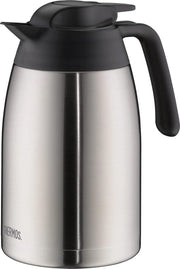 Bottiglia termica 1,50 l, acciaio inossidabile, 24 ore caldo/24 ore freddo, ermetico, grande apertura, teiera, caffettiera, lavastoviglie, coperchio smontabile, assolutamente impermeabile