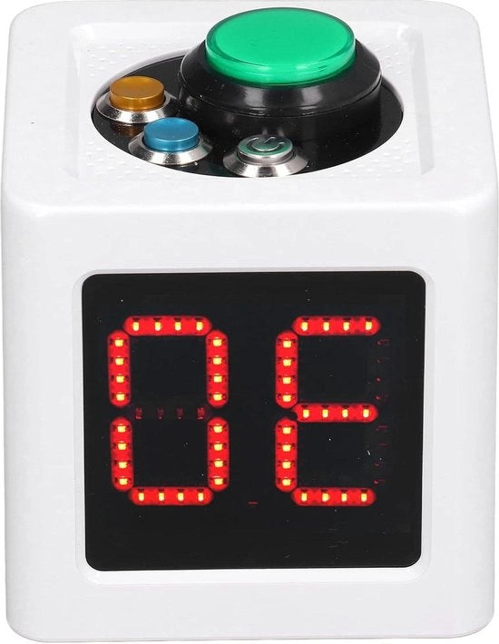Timer del Pomodoro 35 cm (14 pollici) digitale - timer a 4 facce con funzione di allarme orario preimpostato - controllo countdown del tempo di apprendimento .