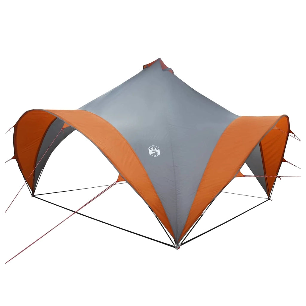 Tenda Party con tetto Grigio e arancione 400 x 400 x 320 cm 42028617