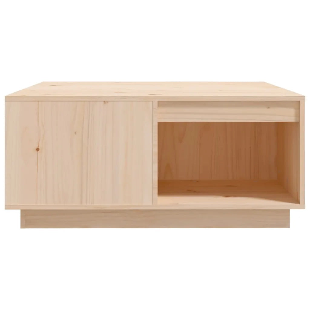 Tavolino da salotto | Tavolino da caff¨¨ | Tavolino da Soggiorno 80x81x36,5 cm in Legno Massello di Pino