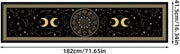 Tela da tavola per tarocchi - Utilizzo spirituale - 41,5x182 cm - Adatto per Wicca e cerimonie pagane