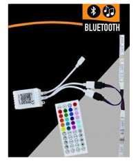 Centralina Musicale Per Strisce Led Rgb Bluetooth 2 Connettori Te-rgb3 Telecomando         