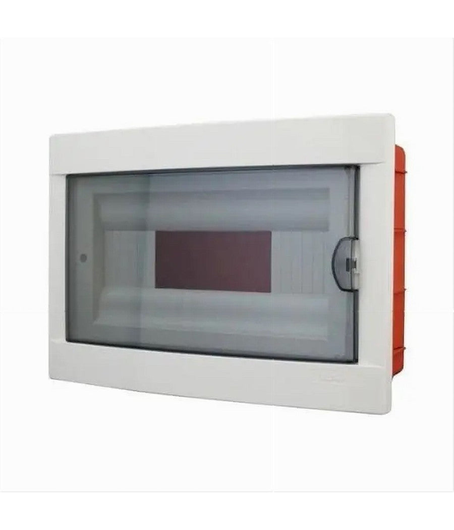 Centralino Da Incasso Ip40 12/14 Moduli 300x200x90 Mm 24w Portello Fume' Fg14312         