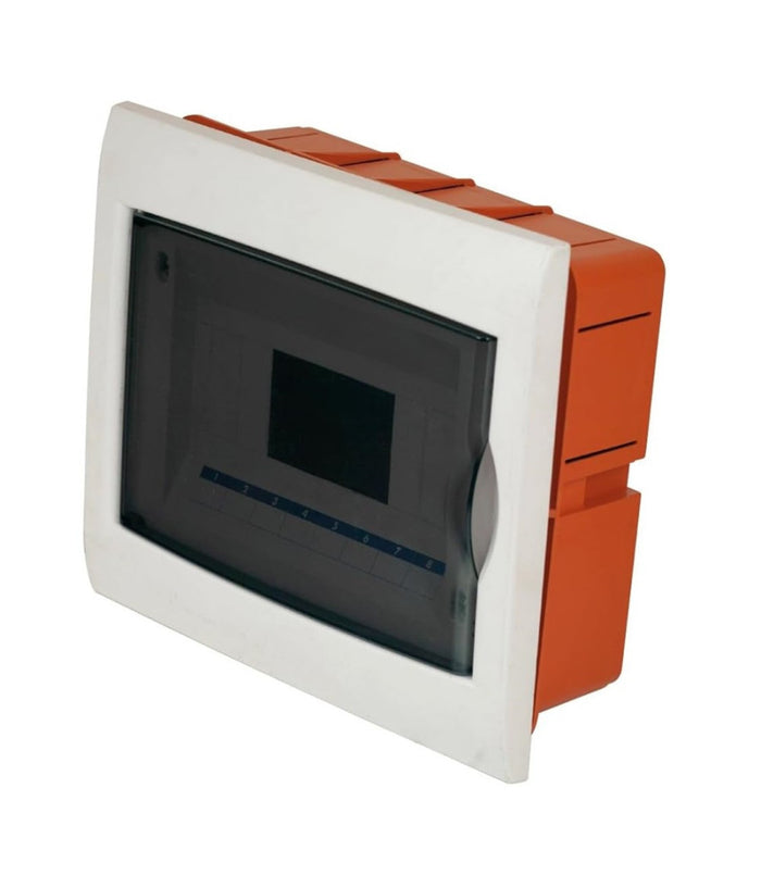 Centralino Da Incasso Ip40 12/14 Moduli 300x200x90 Mm 24w Portello Fume' Fg14312         