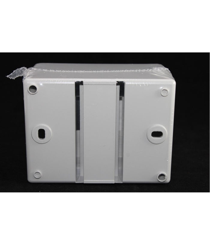 Centralino Da Parete Esterno 4 Moduli Senza Portello Ip20 13x9x8.5cm Grigio Fg14012         