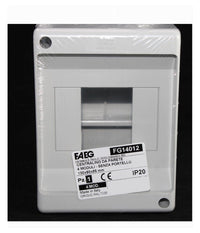 Centralino Da Parete Esterno 4 Moduli Senza Portello Ip20 13x9x8.5cm Grigio Fg14012         