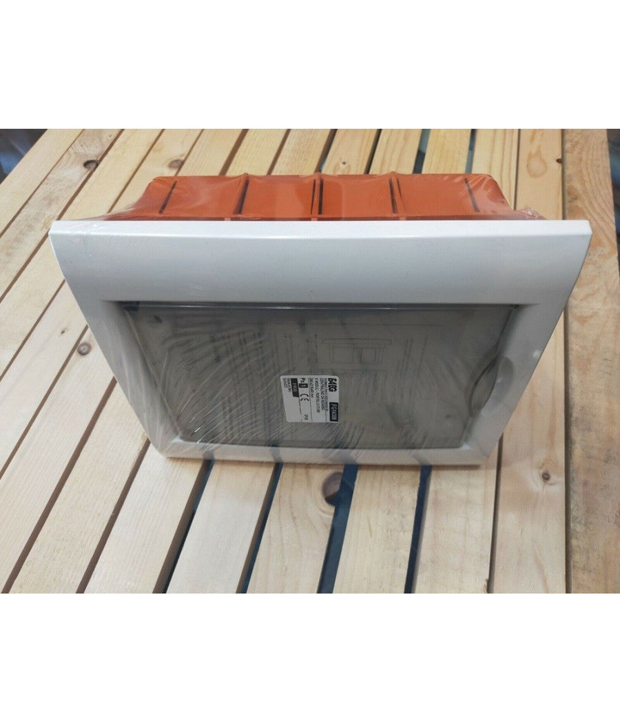 Centralino Quadro Elettrico Da Incasso Parete 8 Moduli Portello Fumè Ip40 Fg14308         