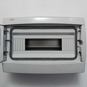 Centralino stagno cassetta da parete con sportello capienza 12 moduli ip65