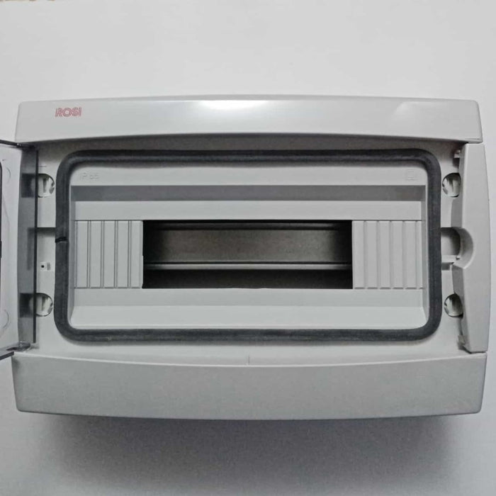 Centralino stagno cassetta da parete con sportello capienza 12 moduli ip65