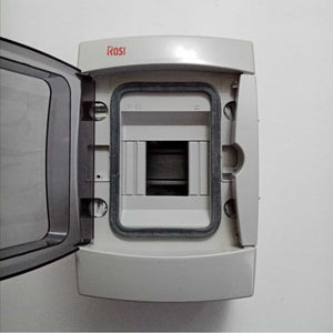 Centralino stagno cassetta da parete con sportello capienza 4 moduli ip65