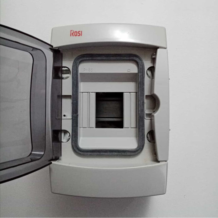 Centralino stagno cassetta da parete con sportello capienza 4 moduli ip65