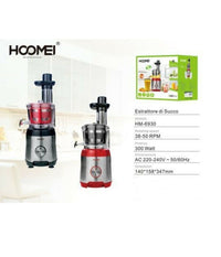 Centrifuga Estrattore Di Succo Frutta Verdura 300 Watt Hoomei Hm-6930 Cucina         