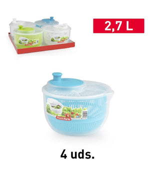 Centrifuga In Plastica Lava Verdura Insalata Verdure Asciuga Strizza 2.7lt 12198         