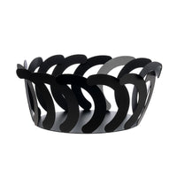 centro tavola piccolo mambo Nero in Ferro 21cm,10,5hcm