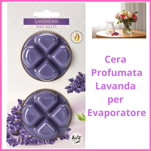 Cera lavanda per diffusori aromi oli evaporatore ambiente bruciatore candela olio candele arredamento casa