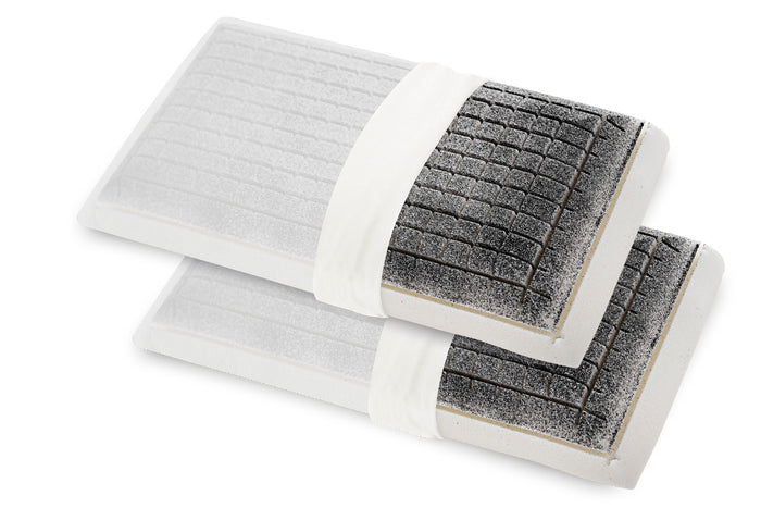 Coppia Cuscini MyCeramic in Memory Foam con Sfere di MyCeramic Termoregolanti