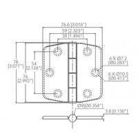 CERNIERA INOX 316 CON COPERTURA