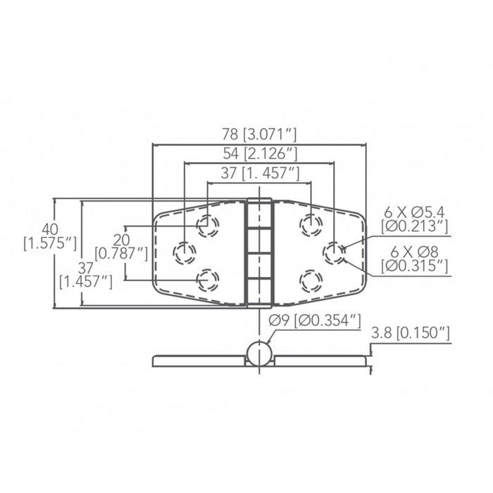 CERNIERA INOX 316 CON COPERTURA