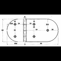 CERNIERA INOX CON PRIGIONIERI