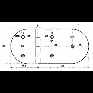 CERNIERA INOX CON PRIGIONIERI