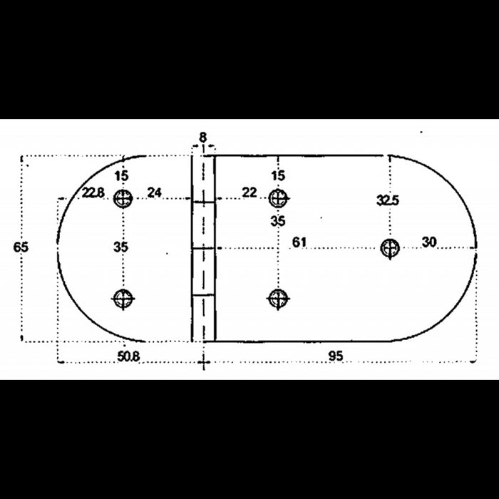 CERNIERA INOX CON PRIGIONIERI