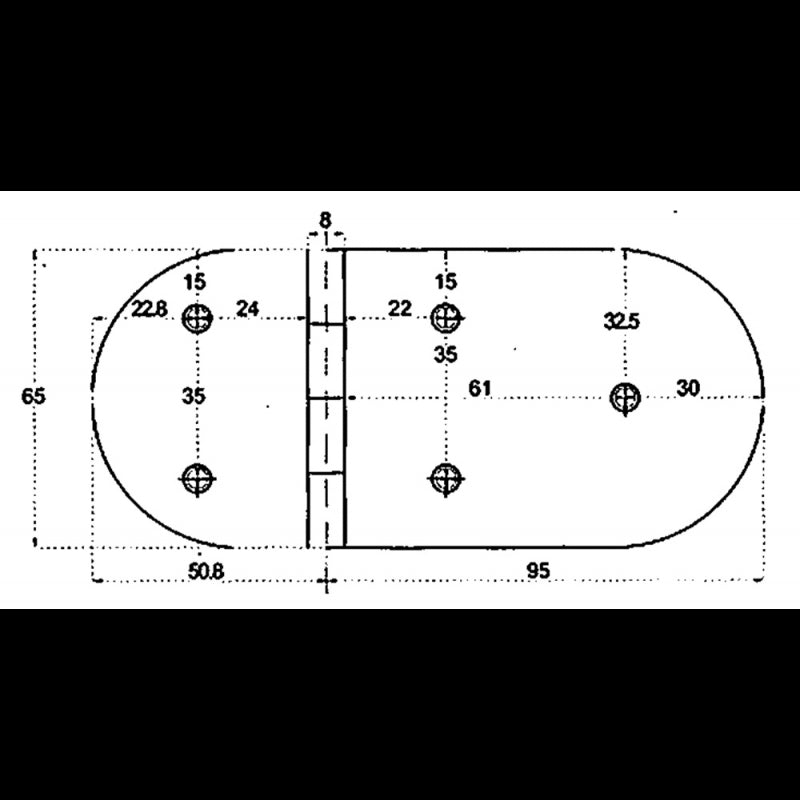 CERNIERA INOX CON PRIGIONIERI