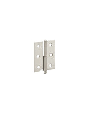 Cerniera per porta sinistra, 50x40mm, acciaio nichelato - THIRARD