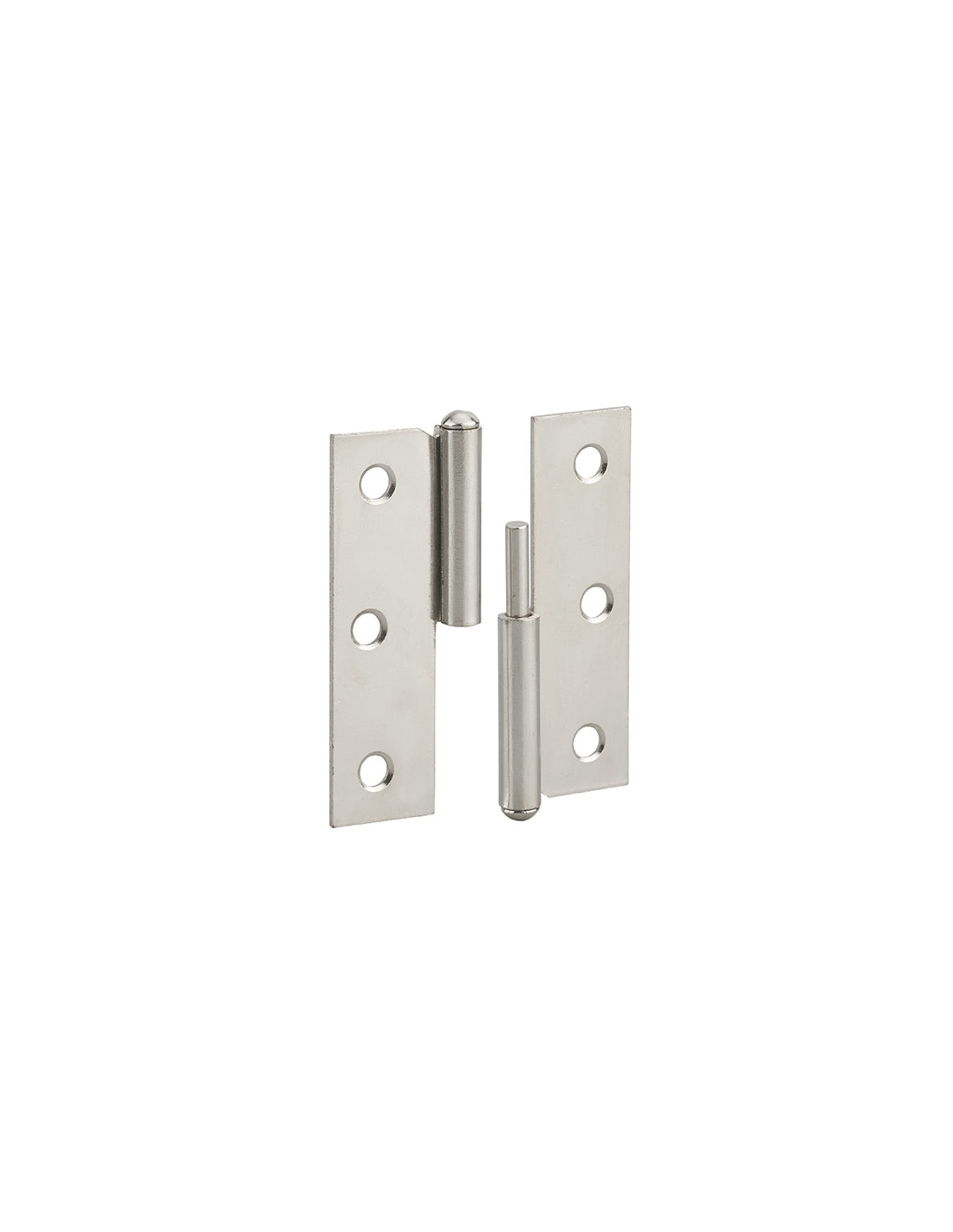 Cerniera per porta destra, 60x40mm, acciaio nichelato - THIRARD