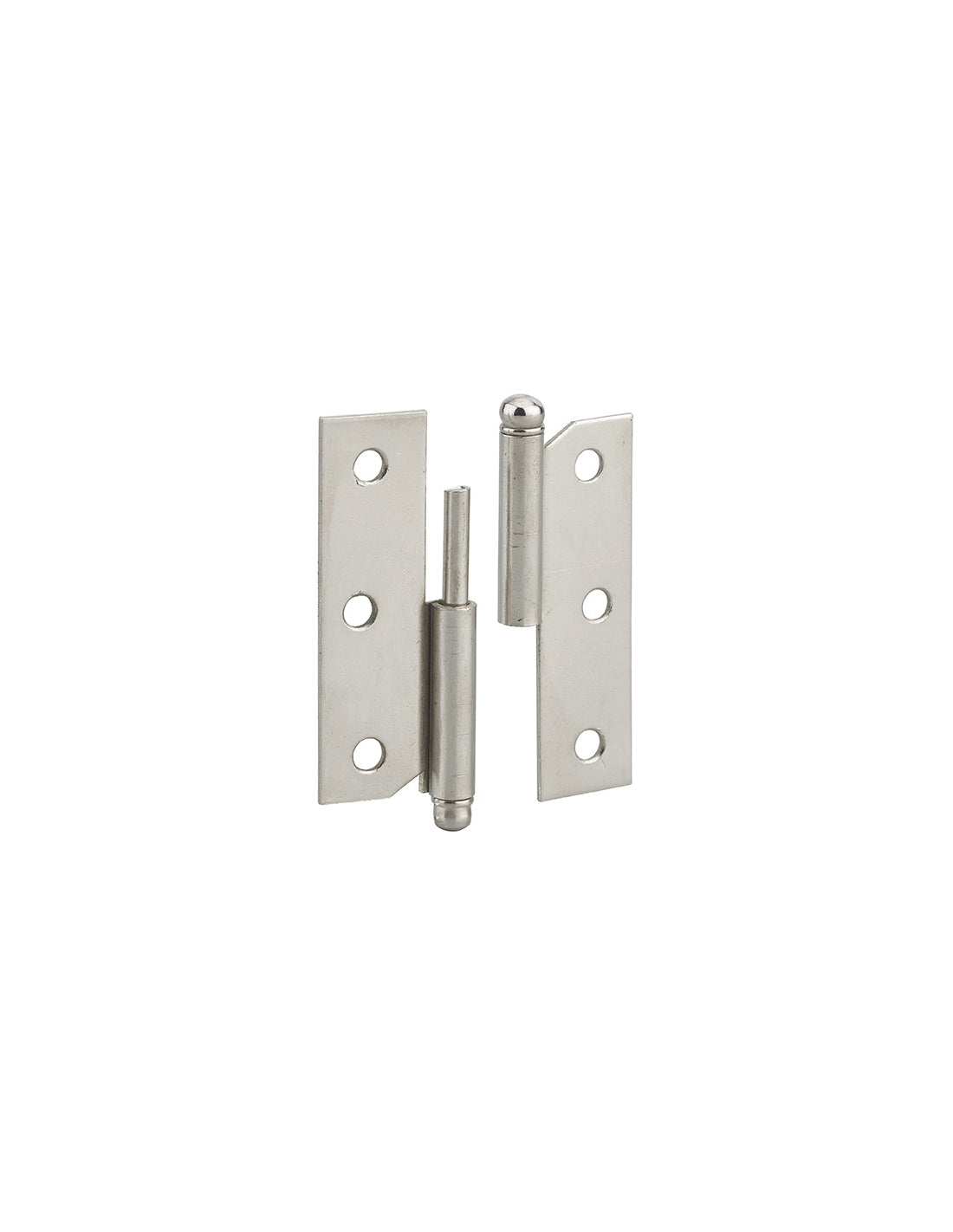 Cerniera per porta sinistra, 60x40mm, acciaio nichelato - THIRARD