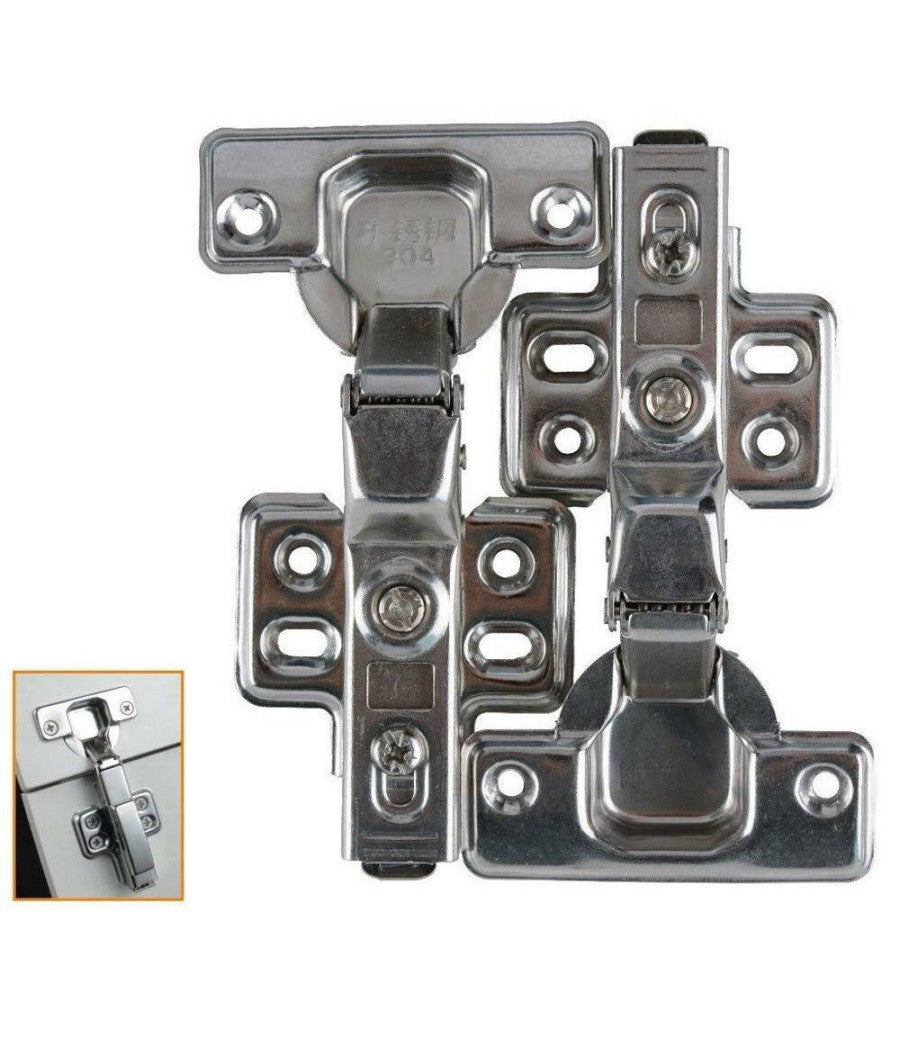 Cerniere 2 Pz Armadi Mobili Cerniera Cardine Ante Pensili Cucina Credenza         