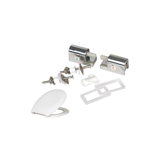 Cerniere ABS per sedili WC Brixo Comfort – Chiusura ammortizzata – Ricambio originale