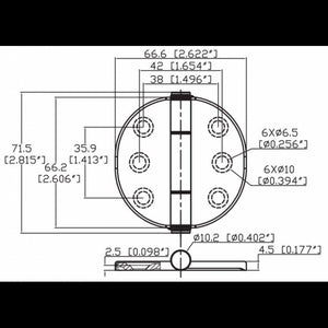CERNIERA INOX 316 CON COPERTURA