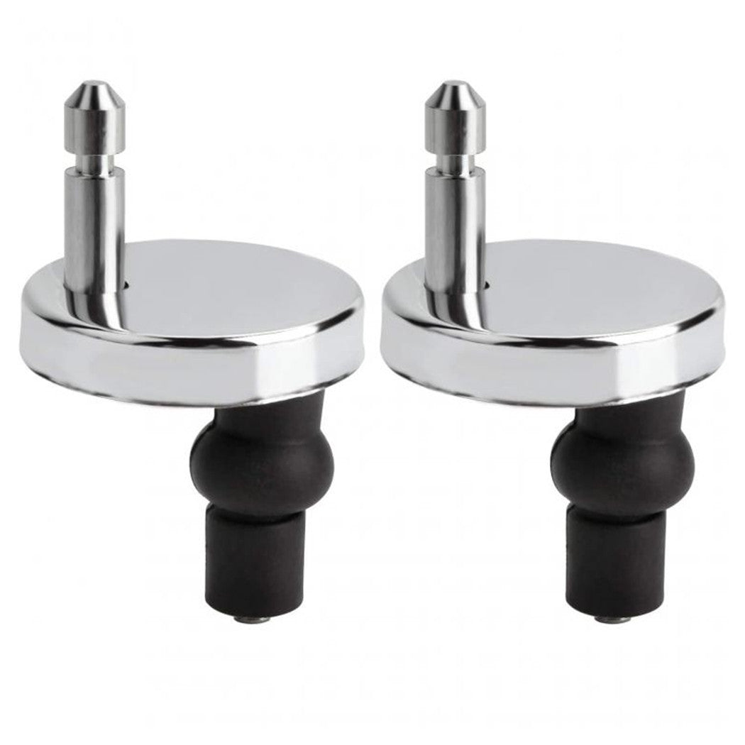 Trade Shop - Cerniere Per Wc Supporti Copriwater Universali Con Chiusura Soft Ammortizzata 79573         