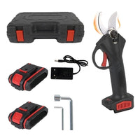 Trade Shop - Cesoia Elettrica Forbice 2 Batterie Da 48v Trincia Rami Professionale Senza Fili         