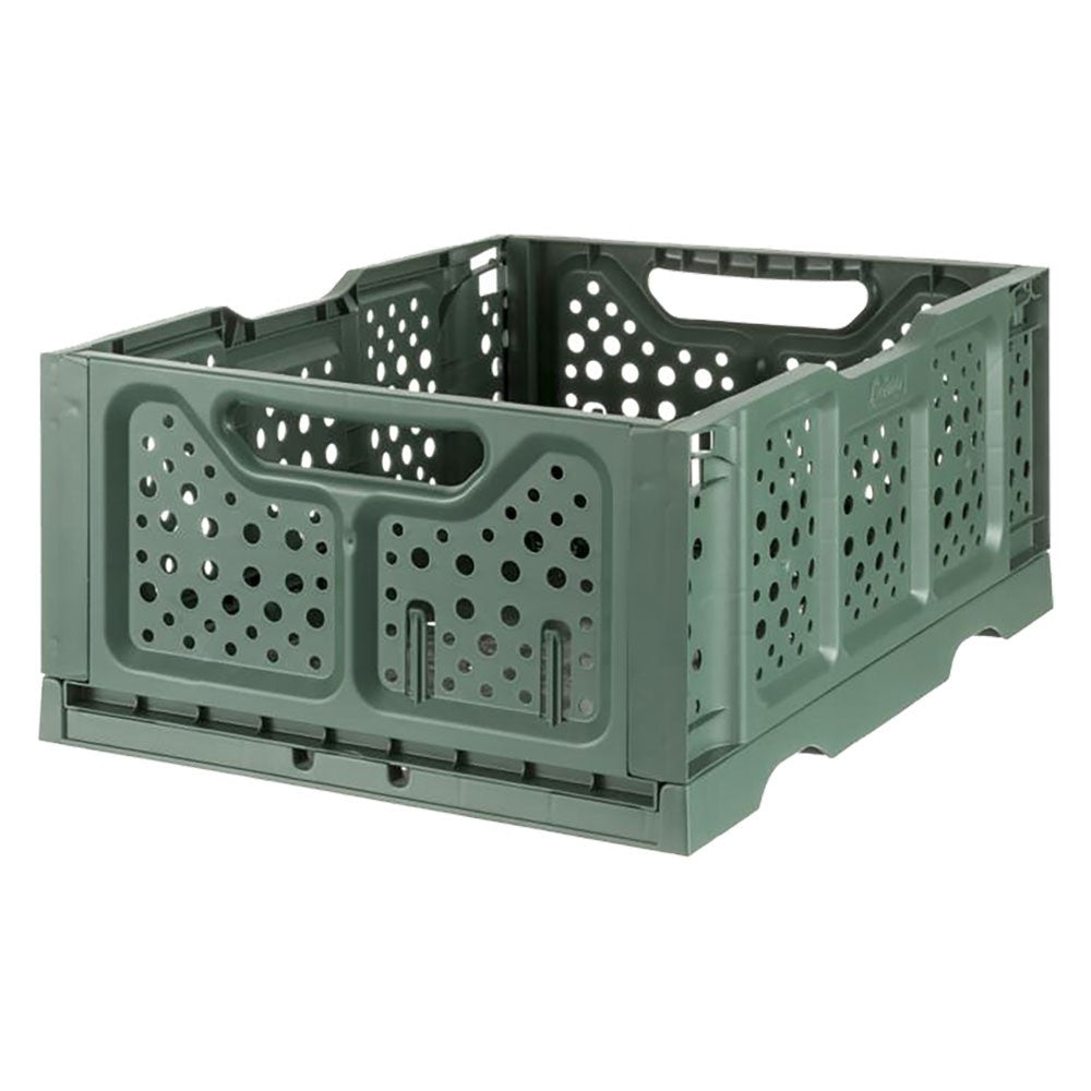 'CESTA CASALINGA PIEGHEVOLE 'OPLA'' colore verde'