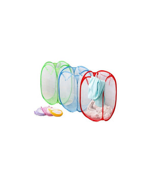 Cesta Cestino Richiudibile Popup Salvaspazio Porta Bianchheria Multiuso Per Casa         