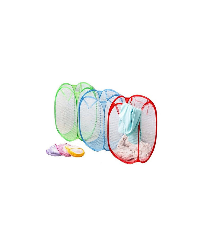 Cesta Cestino Richiudibile Popup Salvaspazio Porta Bianchheria Multiuso Per Casa         