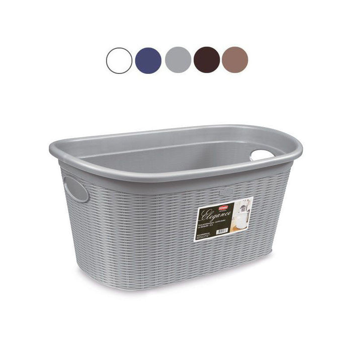 Cesta Elegance Grigio 38X58 H 28 Stefanpl