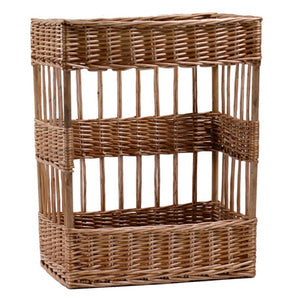 Cesta espositore vimini rettangolare cm38x28h48 - base cm36x26