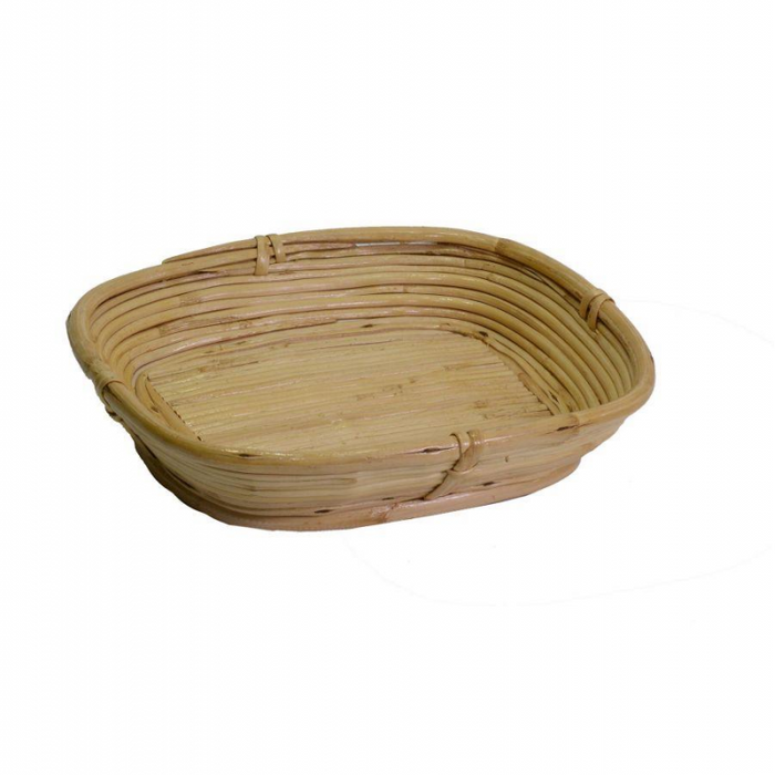 Cesta giunco naturale rettangolare cm 24xh5x21