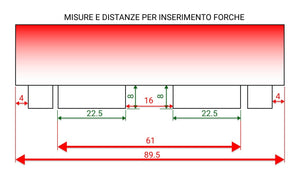 Cesta porta persona per transpallet elettrici Mod.MONO