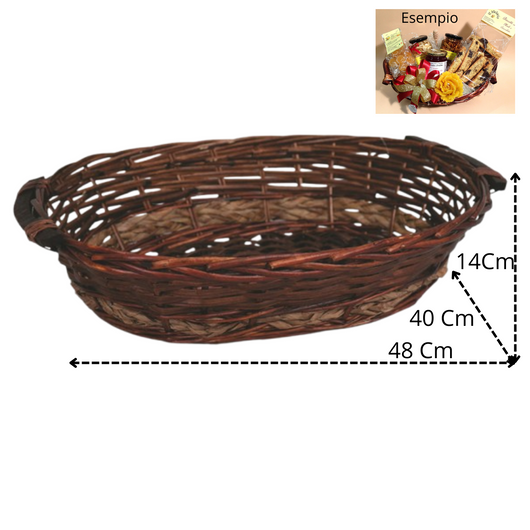 Cesta in vimini cestino cesto natalizio regali di natale  per decorazioni natalizie vintage  addobbi natalizi creazioni