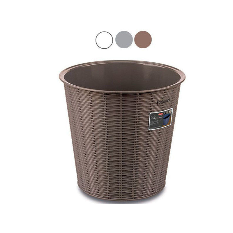 Cestino Carta Elegance Grigio 28 H 26 Stefanpl