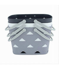 Cestino Cesto Portatutto Oggetti Con Manici 26.5x18x17cm Multiuso Assortiti 10721         