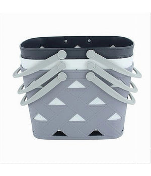 Cestino Cesto Portatutto Oggetti Con Manici 26.5x18x17cm Multiuso Assortiti 10721         