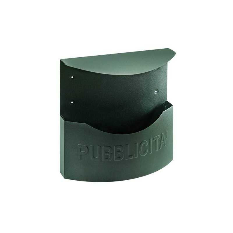 Cestino per Pubblicita' Blinky City Nero-Big Tetto 38X10X35H